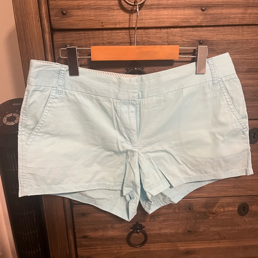 J. Crew Light Teal Broken-in Chino Shorts